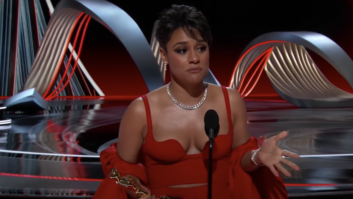 Ariana DeBose accepts best supporting actress at the 2022 Oscars