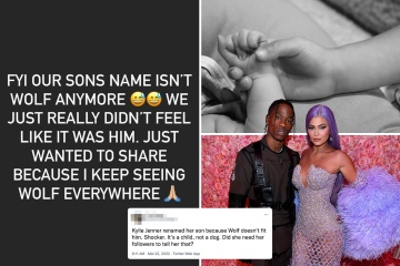 Kylie Jenner fans brag 'we won' after star changes baby Wolf's 'ridiculous' name