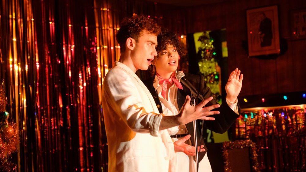 Olly Alexander and Lydia West in 'It's A Sin'