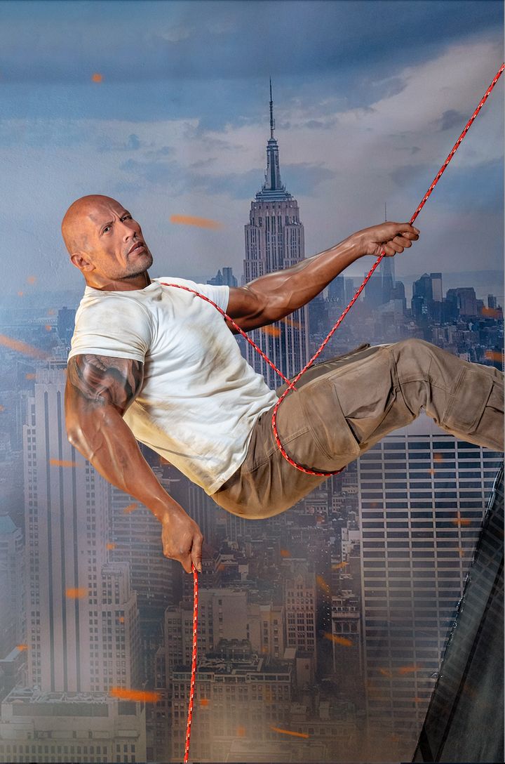 The Rock statue at Madame Tussauds Orlando.