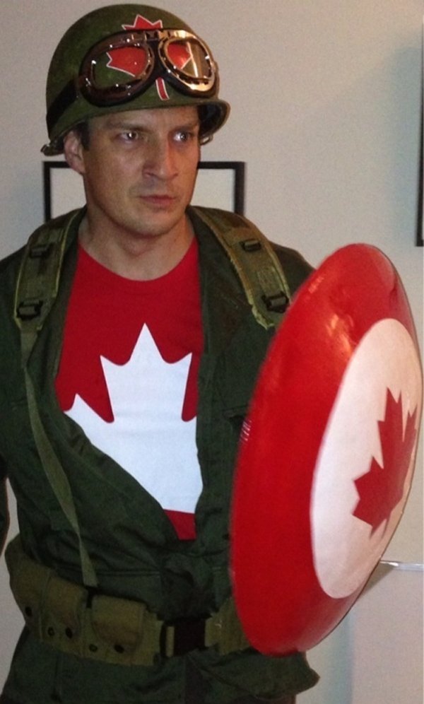 Nathan Fillion as Captain Canada