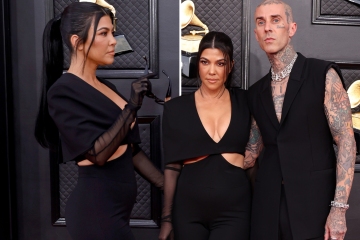 Kourtney Kardashian's fans think she's PREGNANT after Travis Barker Grammys date