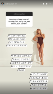 Kristin Cavallari in Bathing Suit Says "I Tan Easily" — Celebwell