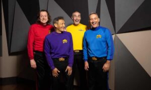 The original Wiggles in their skivvies