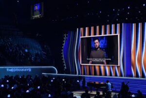 Read Volodymyr Zelensky speech from the 2022 Grammy Awards