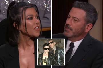 Kourtney SNAPS at Jimmy Kimmel on air for calling her Vegas wedding 'fake'