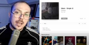 Anthony Fantano reviewing Dream's single Mask