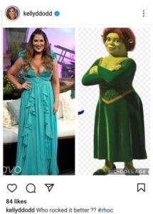 Kelly compared Emily Simpson to Princess Fiona