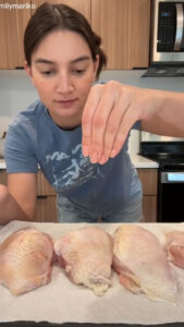 Emily Mariko is a viral TikTok star, best known for her simple videos of her making lunch