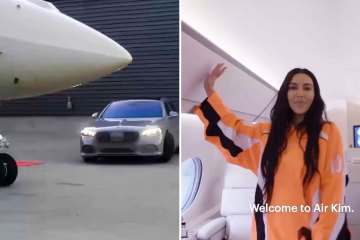 Kim gives fans a new tour inside her $150M 'Air Kim' private jet
