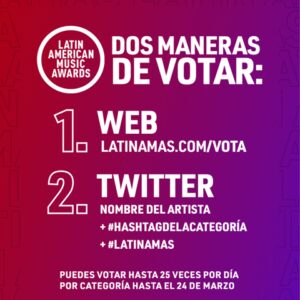 How to vote Latina AMAs