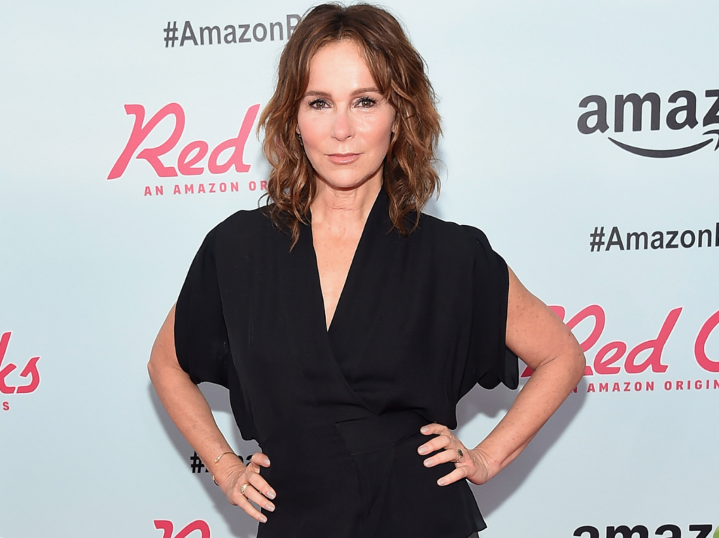 NEW YORK, NY - SEPTEMBER 29:  Actress Jennifer Grey attends the Amazon red carpet premiere for the brand new original comedy series "Red Oaks" on September 29, 2015 in New York City.  