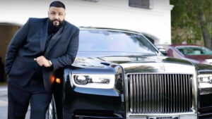 DJ Khaled with Rolls Royce