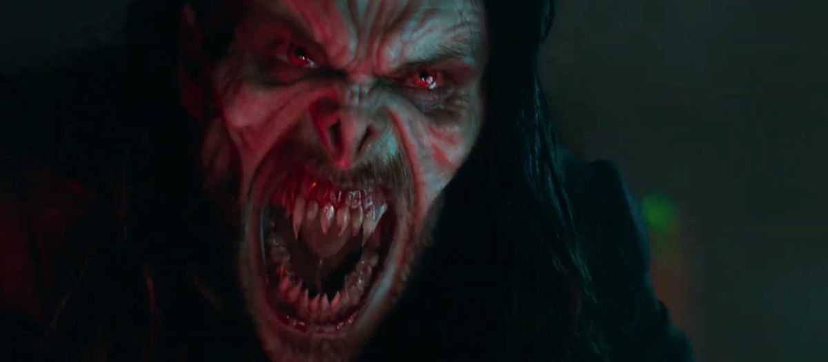 Jared Leto vampiring out as Morbius