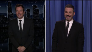 Jimmy Fallon and Jimmy Kimmel Trade Shows for April Fools' Day: Watch