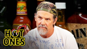 Josh Brolin Licks the Palate of Absurdity While Eating Spicy Wings | Hot On