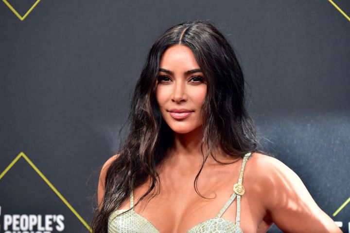 Kim Kardashian attends the E! People's Choice Awards on Nov. 10, 2019, in Santa Monica, California.