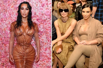 Kim was 'repeatedly told to SIT DOWN by Anna Wintour' at Met Gala