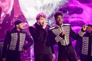 Lil Nas X Absolutely Sparkles During Montero Grammys Medley