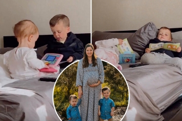 LPBW star Tori's son Jackson reads in bed with sister after hospital stay