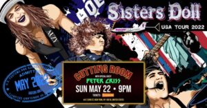 Original KISS Drummer PETER CRISS To Perform With Australia's SISTERS DOLL At New York City Concert