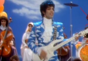 Prince in the Raspberry Beret video from 1985.