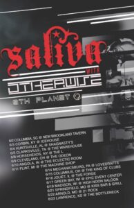 SALIVA Announces June 2022 U.S. Tour With OTHERWISE