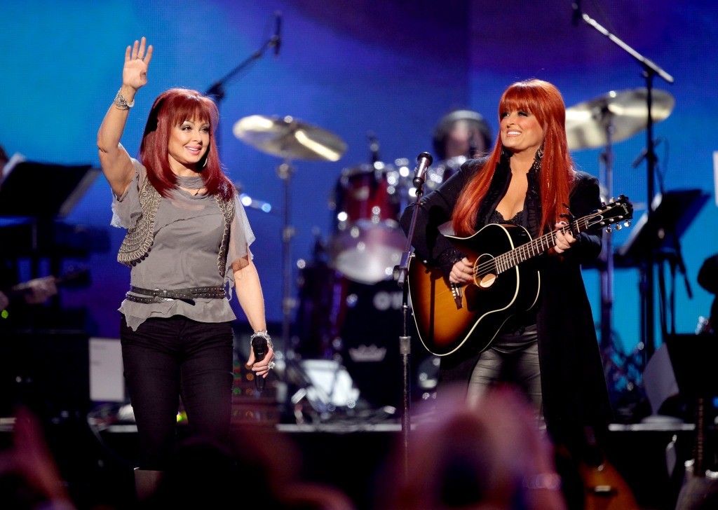 Naomi Judd, left, and Wynonna Judd, of The Judds, perform at the "Girls' Night Out: Superstar Women of Country," in Las Vegas, April 4, 2011.