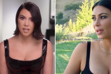 Kim slammed for 'cruel' comment about Kourtney's looks in resurfaced KUWTK clip