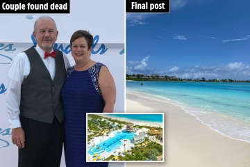 Sandals agent shared haunting post before being found dead along with husband