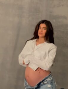 Kylie Jenner has shared a rare video of her three-month-old baby son while celebrating Mother's Day