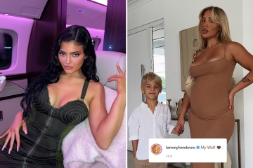 Kylie shaded by Tammy after being accused of copying model's son Wolf's name