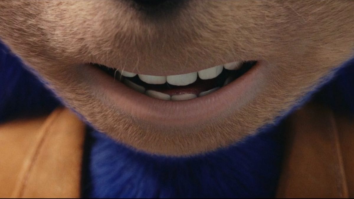 Chip 'N Dale Rescue rangers brings back Ugly Sonic with human teeth (1)