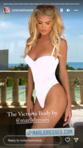 Victoria Silvstedt in Bathing Suit Shows Off "Victoria Body" — Celebwell