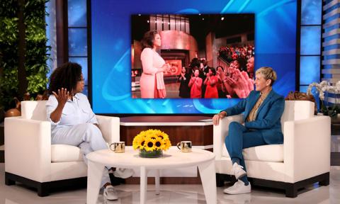 Oprah Winfrey breaks her quarantine to make one final appearance on ‘The Ellen DeGeneres Show’