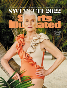Maye Musk on the cover of