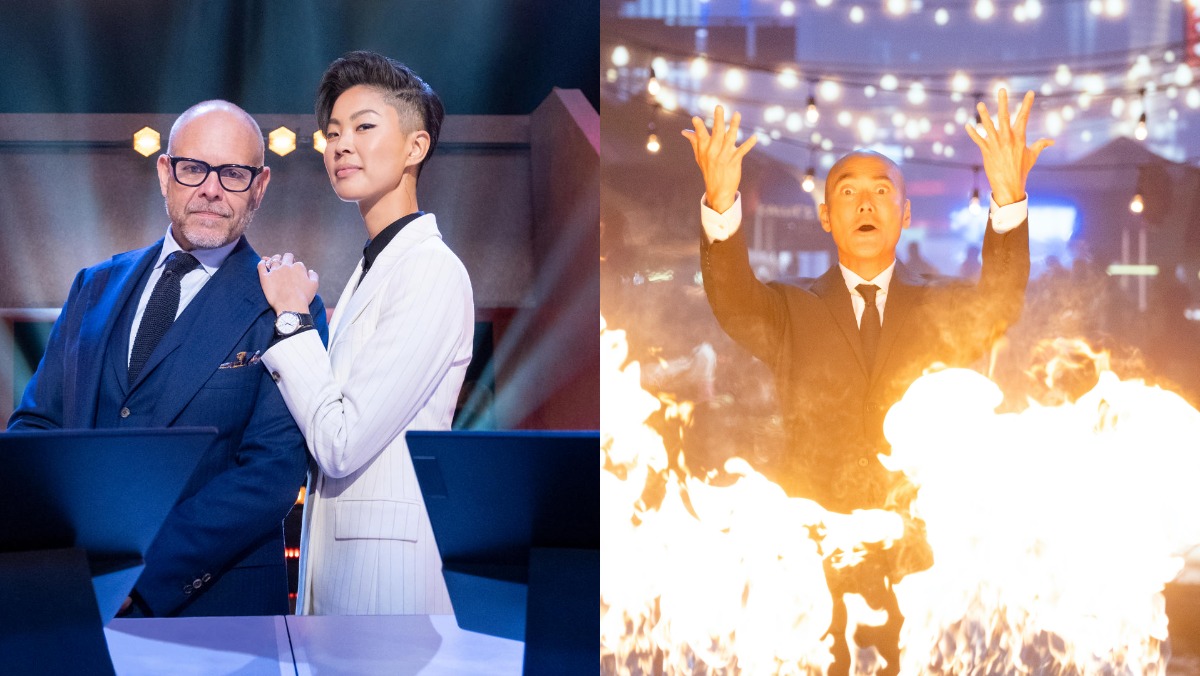 Alton Brown, Kristen Kish, and Mark Dacascos return for Iron Chef Quest for an Iron Legend on Netflix