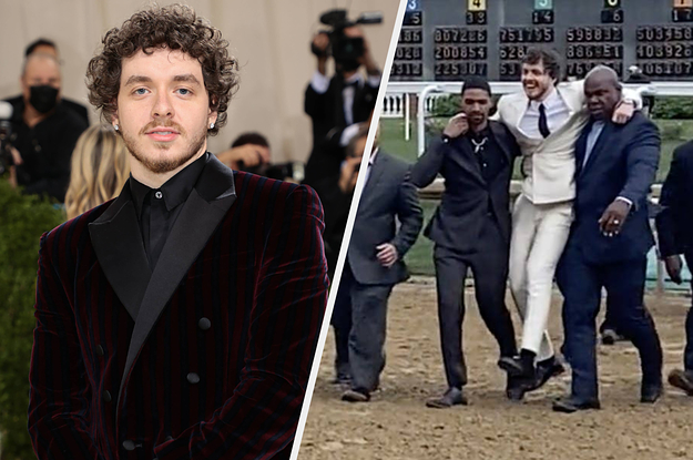 Jack Harlow Got Carried Over The Mud By Two Black Men At The Kentucky Derby And A Lot Of People Weren't Okay With It
