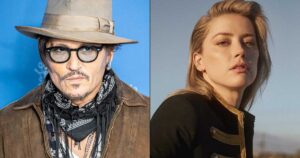 Johnny Depp's Legit Laughing While Amber Heard Getting Scared While Running Into Him Goes Viral - Watch