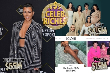 Inside Kourtney Kardashian’s $65million fortune - from mansions to Ferraris