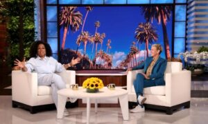 Oprah Winfrey breaks her quarantine to make one final appearance on ‘The Ellen DeGeneres Show’