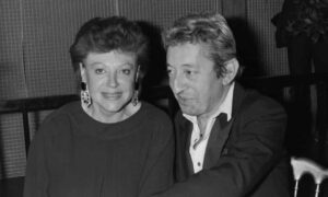 Régine with the French singer and songwriter Serge Gainsbourg in 1984.