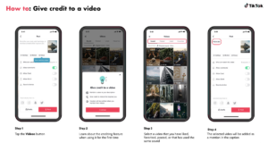 TikTok users can now credit specific videos to make sure viral creators get their due