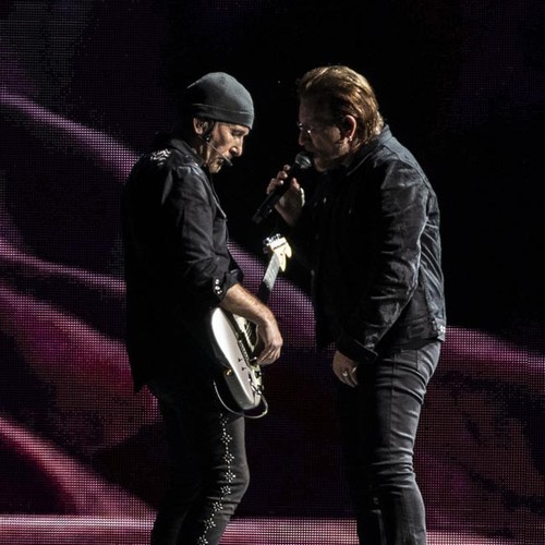 U2's Bono and The Edge perform at bomb shelter in Kyiv - Music News