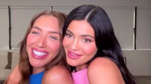Kylie Jenner and BFF Stassie Karanikolaou promote their new makeup collab on Youtube