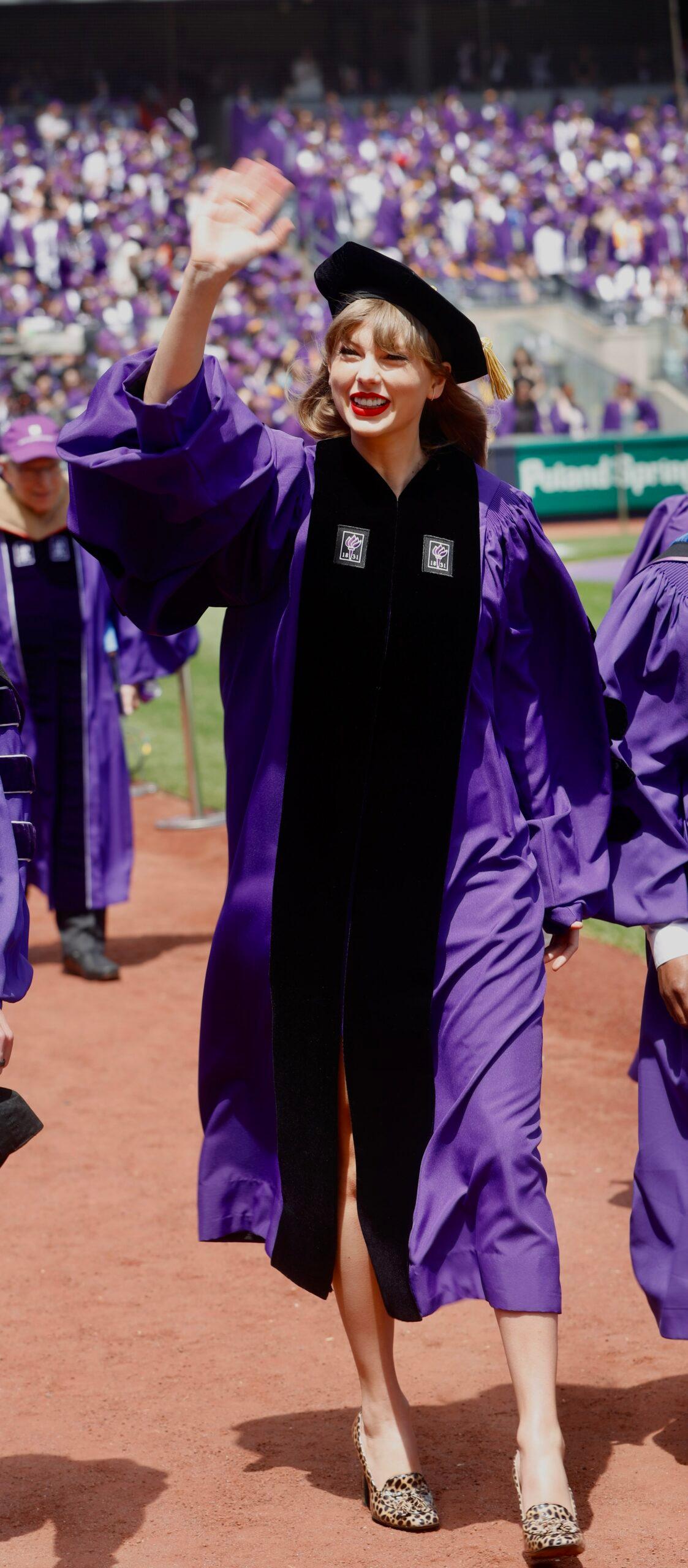 Taylor Swift at NYU as she receives honorary Doctor of Fine Arts degree