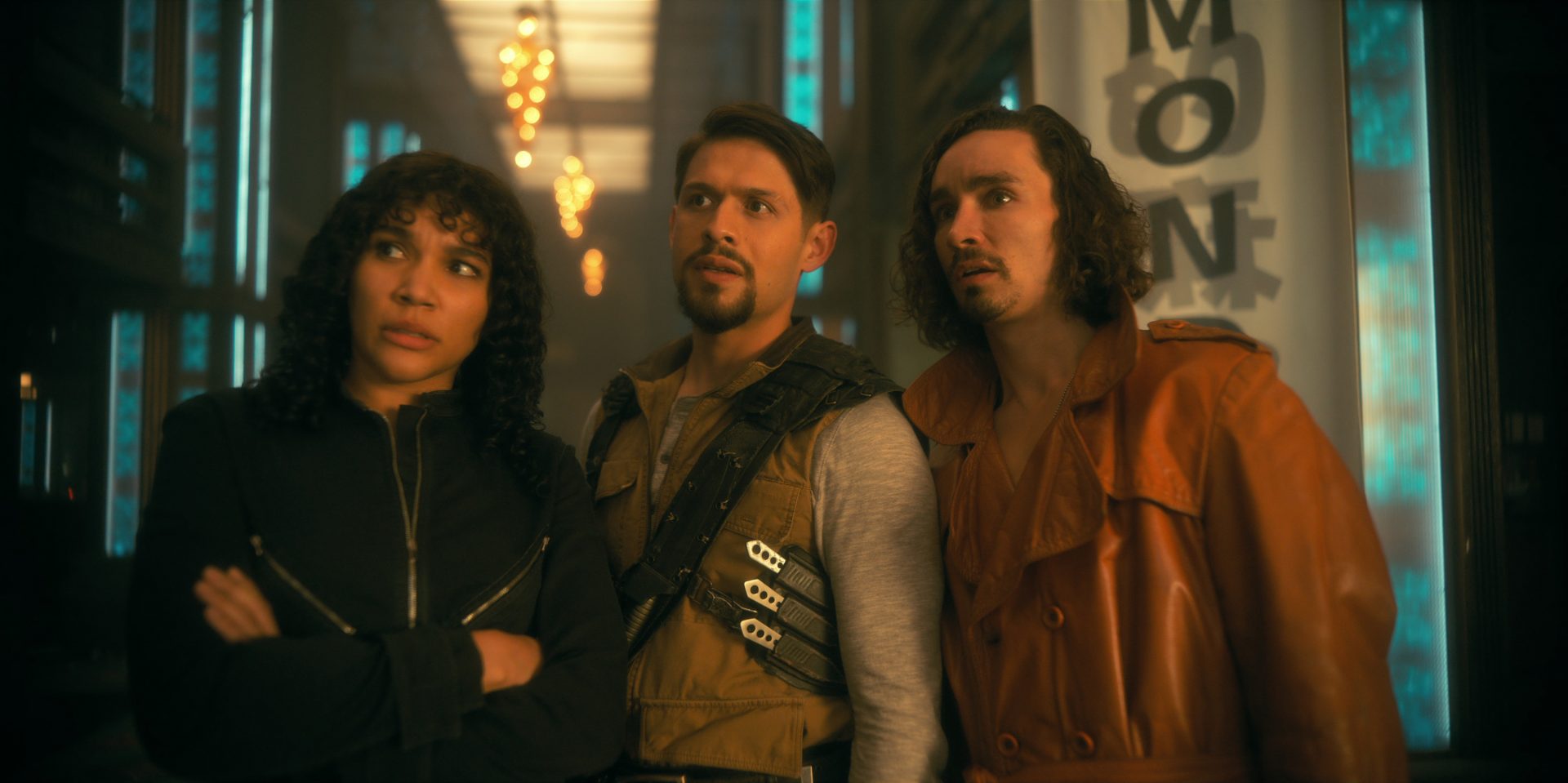 Umbrella Academy first look images, members of the team looking suprised