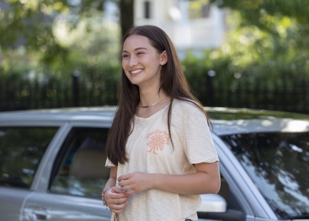 Lola Tung stars as Isabel "Belly" Conklin in the new series, The Summer I Turned Pretty