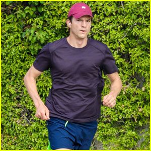 Ashton Kutcher Kicks Off His Morning with Jog Around Beverly Hills