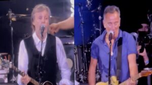 Bruce Springsteen Crashes Paul McCartney's Concert New Jersey: Watch